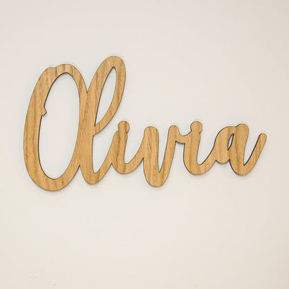 Personalised Wooden Wall Art Sign - Stag Design