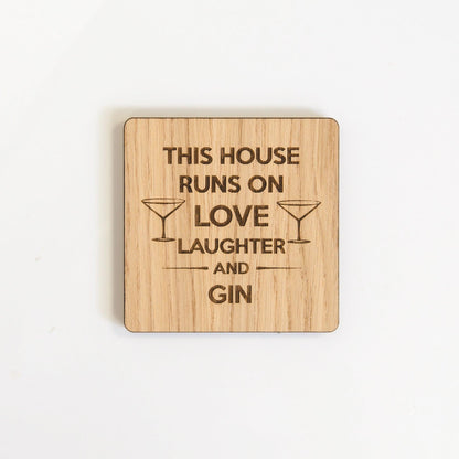 Gin Cocktail Coasters - Stag Design