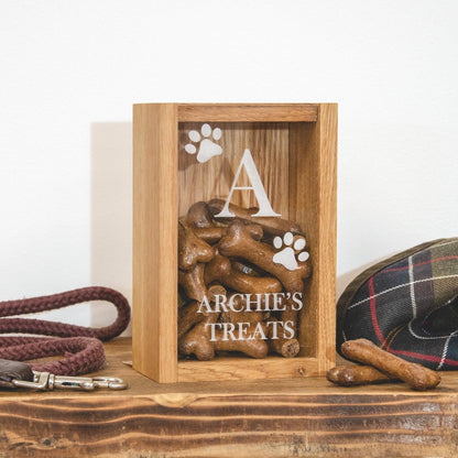 Personalised dog treats box - Stag Design