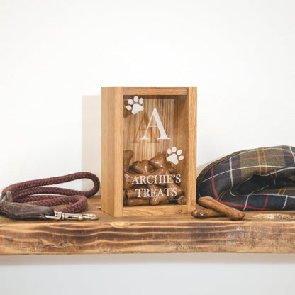 Personalised dog treats box - Stag Design