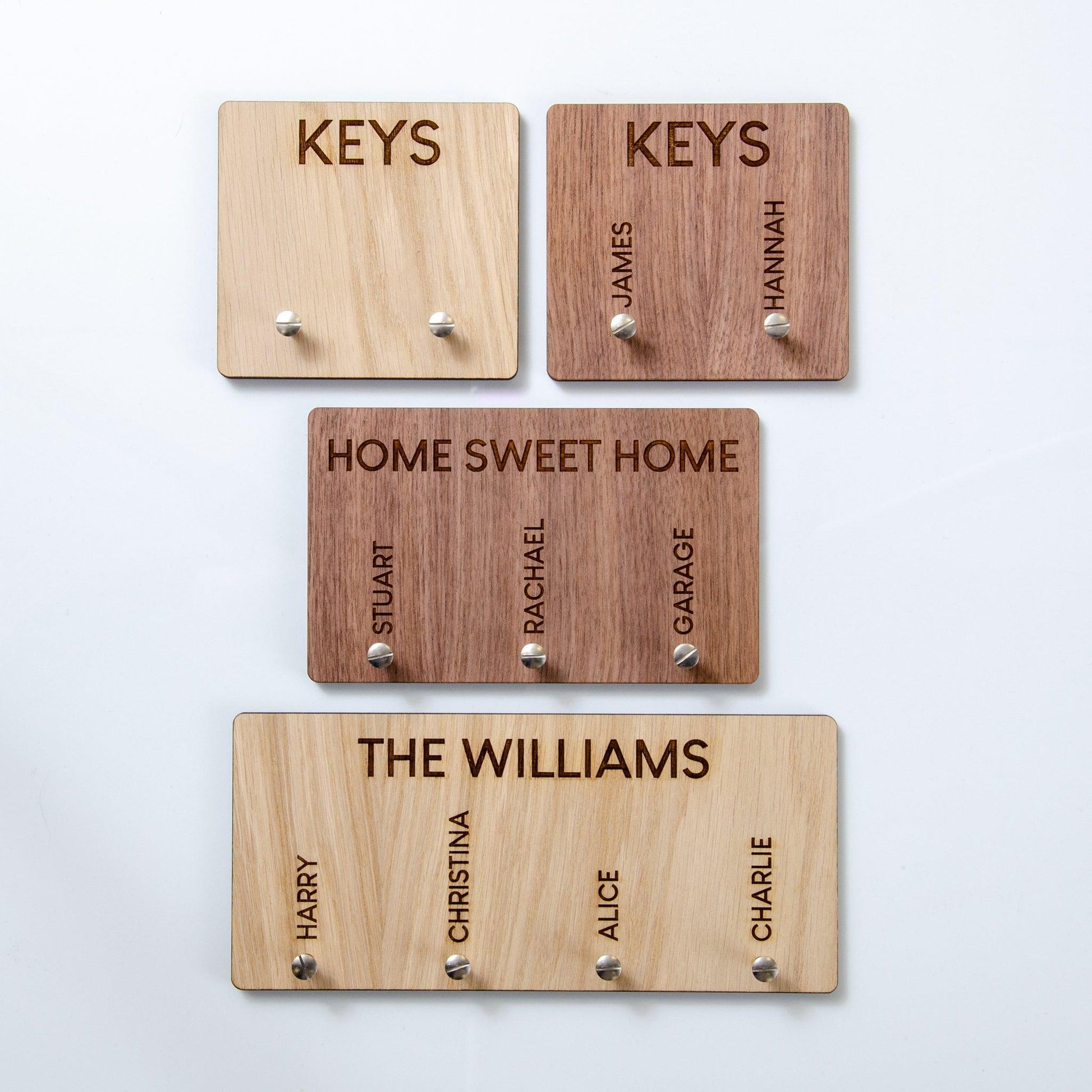 Personalised key ring holder - Stag Design