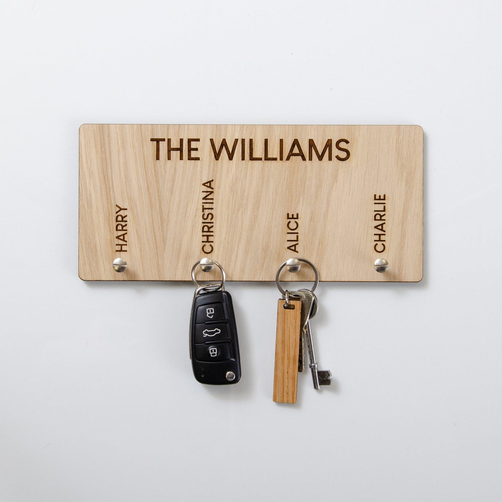 Personalised key ring holder - Stag Design