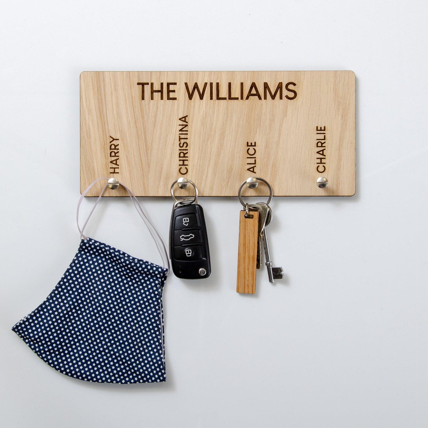 Personalised key ring holder - Stag Design