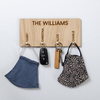 Personalised key ring holder - Stag Design