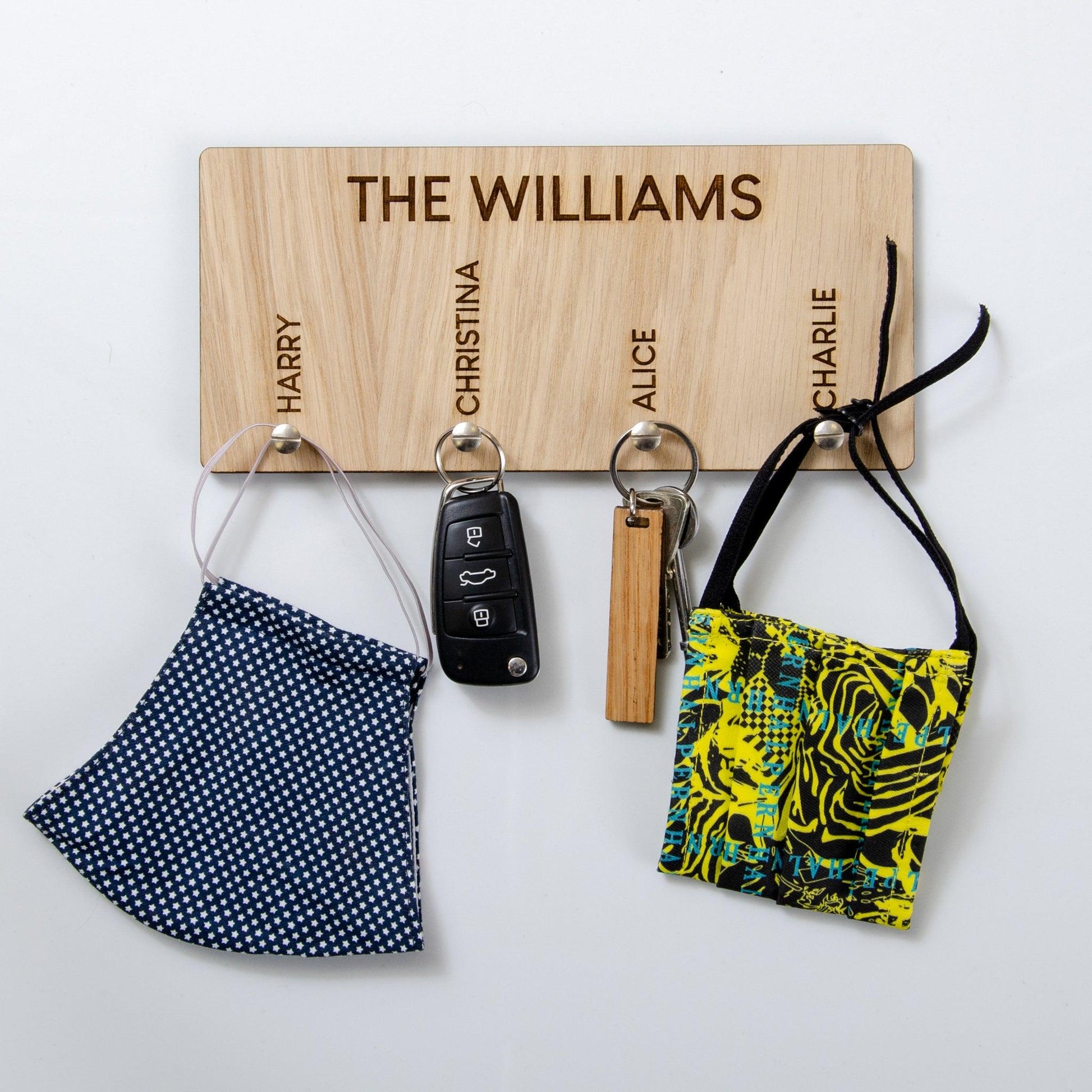 Personalised key ring holder - Stag Design