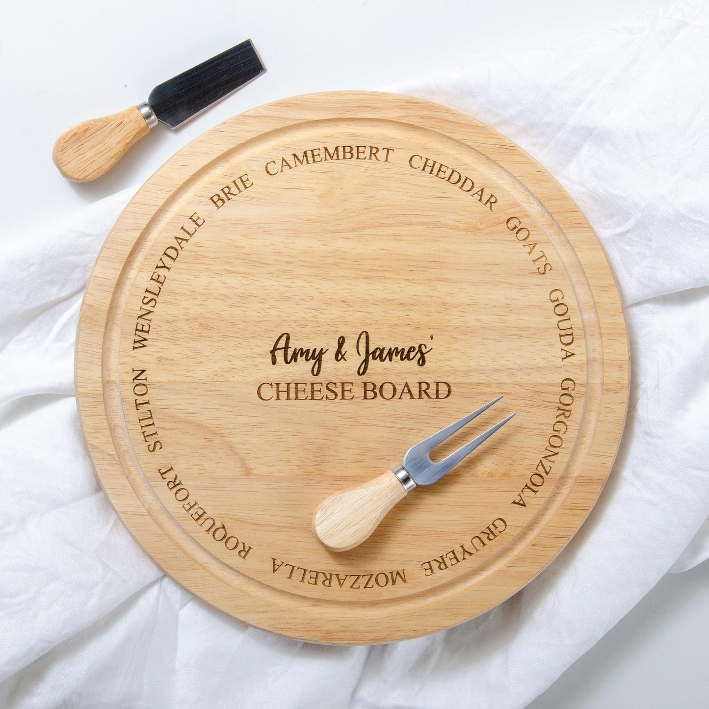 Personalised cheese board - Stag Design