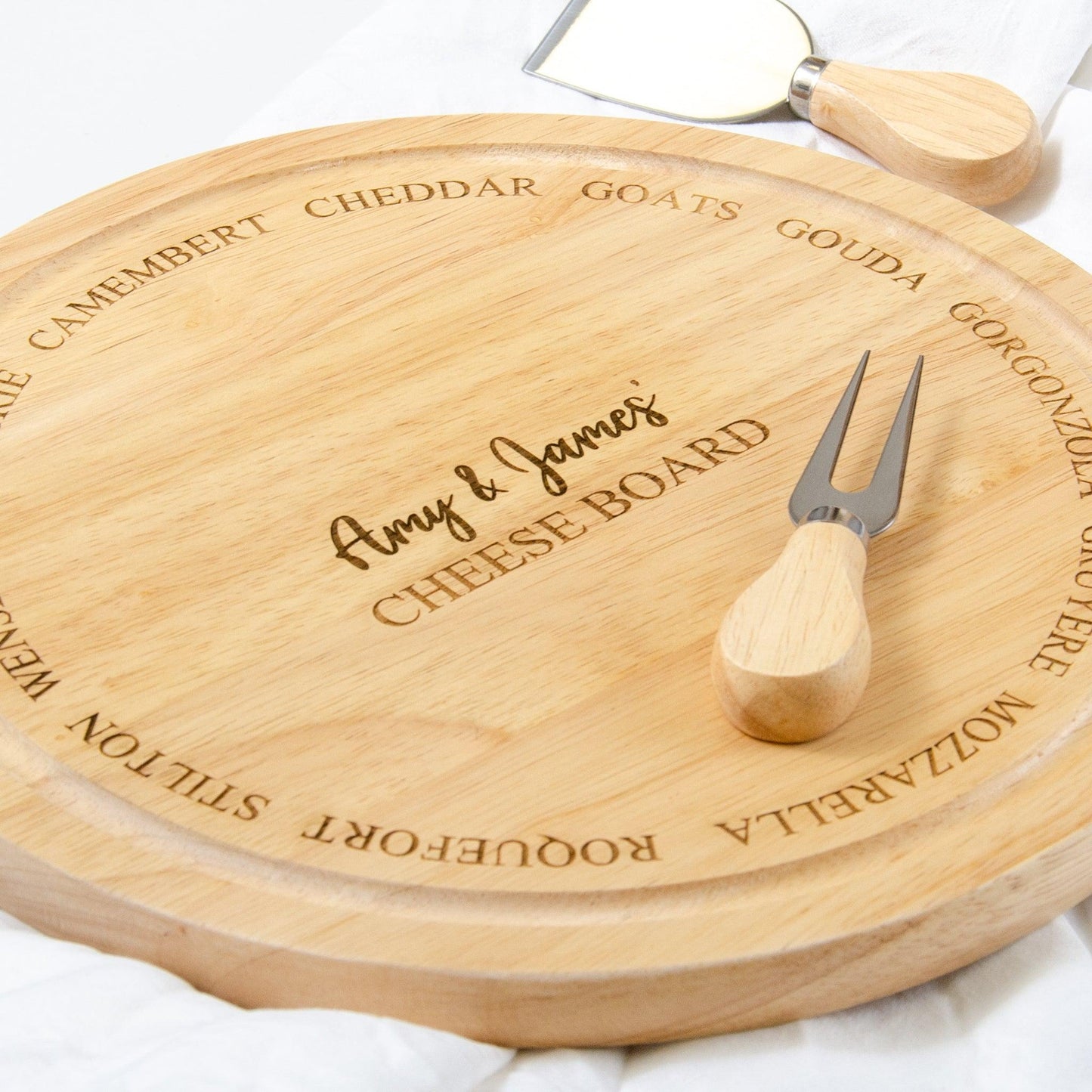 Personalised cheese board - Stag Design