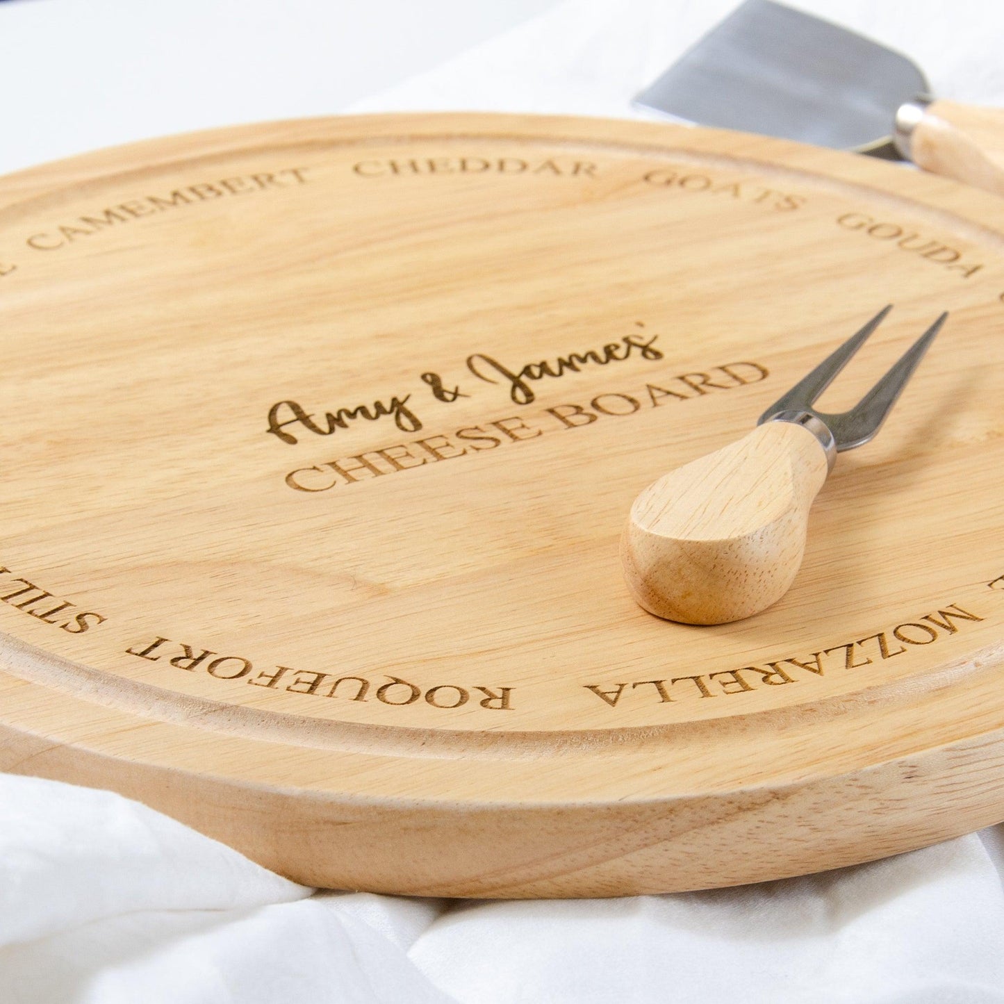 Personalised cheese board - Stag Design