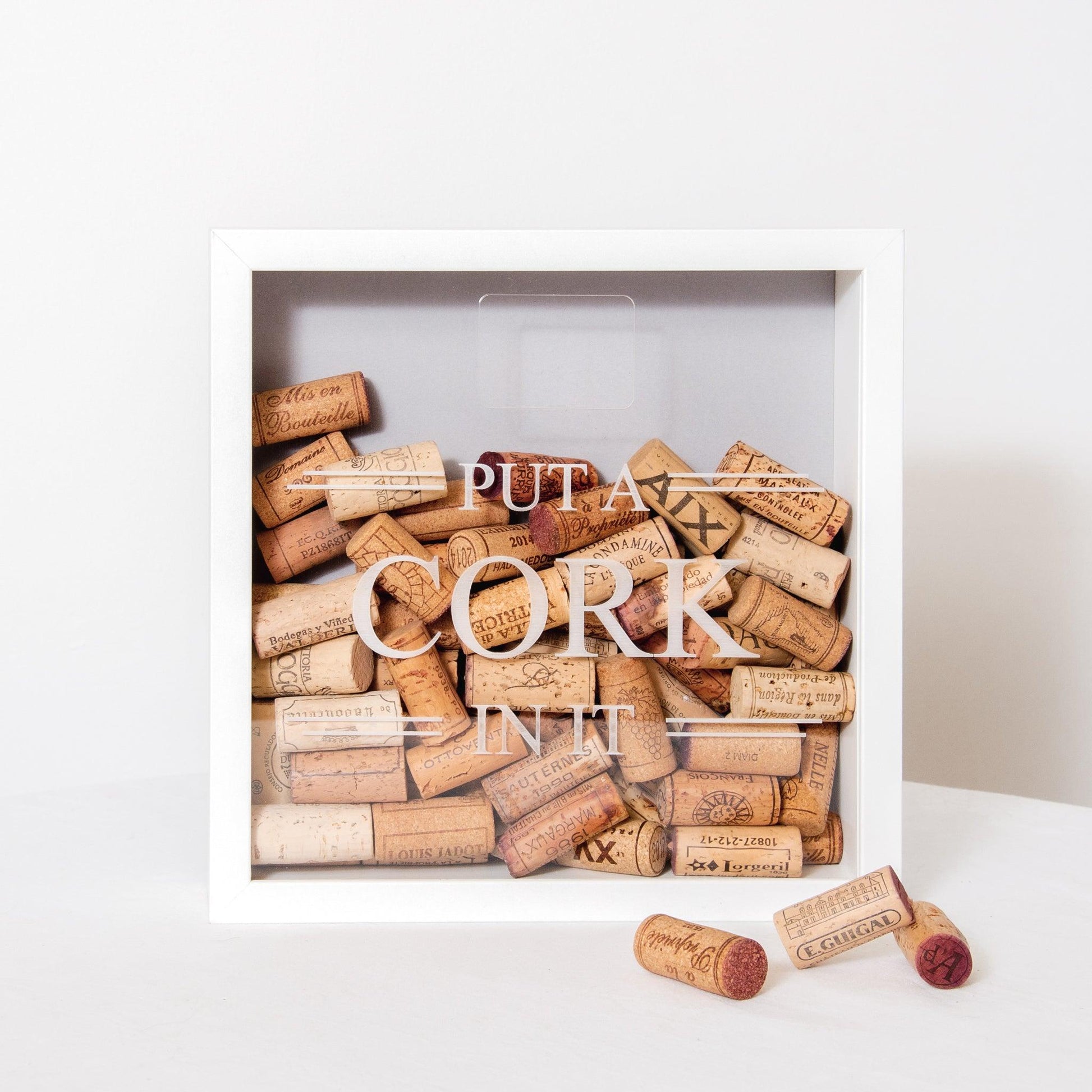 'Put a cork in it' memory box - Stag Design