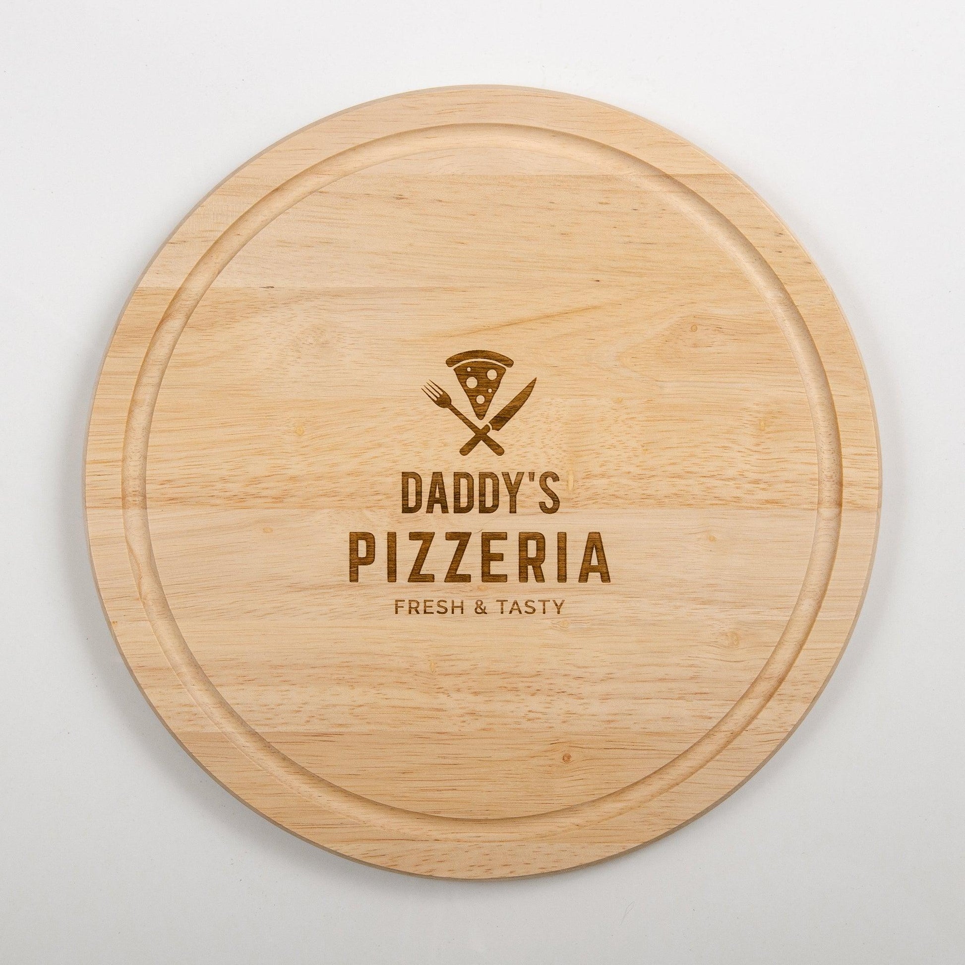 Personalised Pizza Serving Board - Stag Design