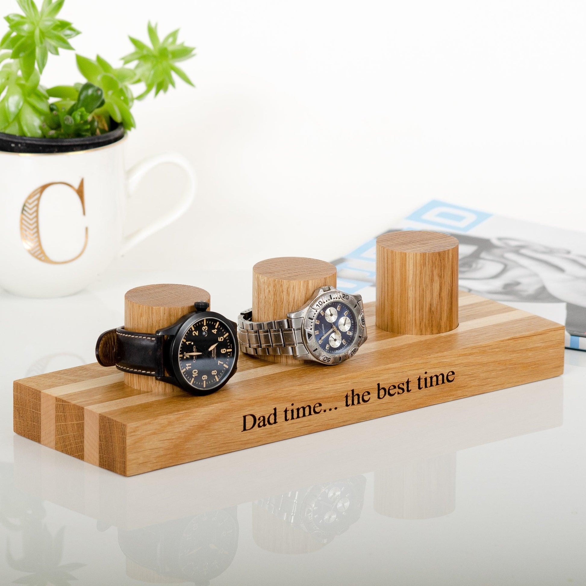 LIMITED EDITION! Personalised watch stand - Stag Design