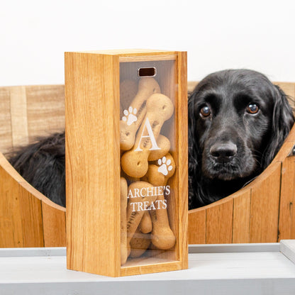 Personalised dog treats box - Stag Design