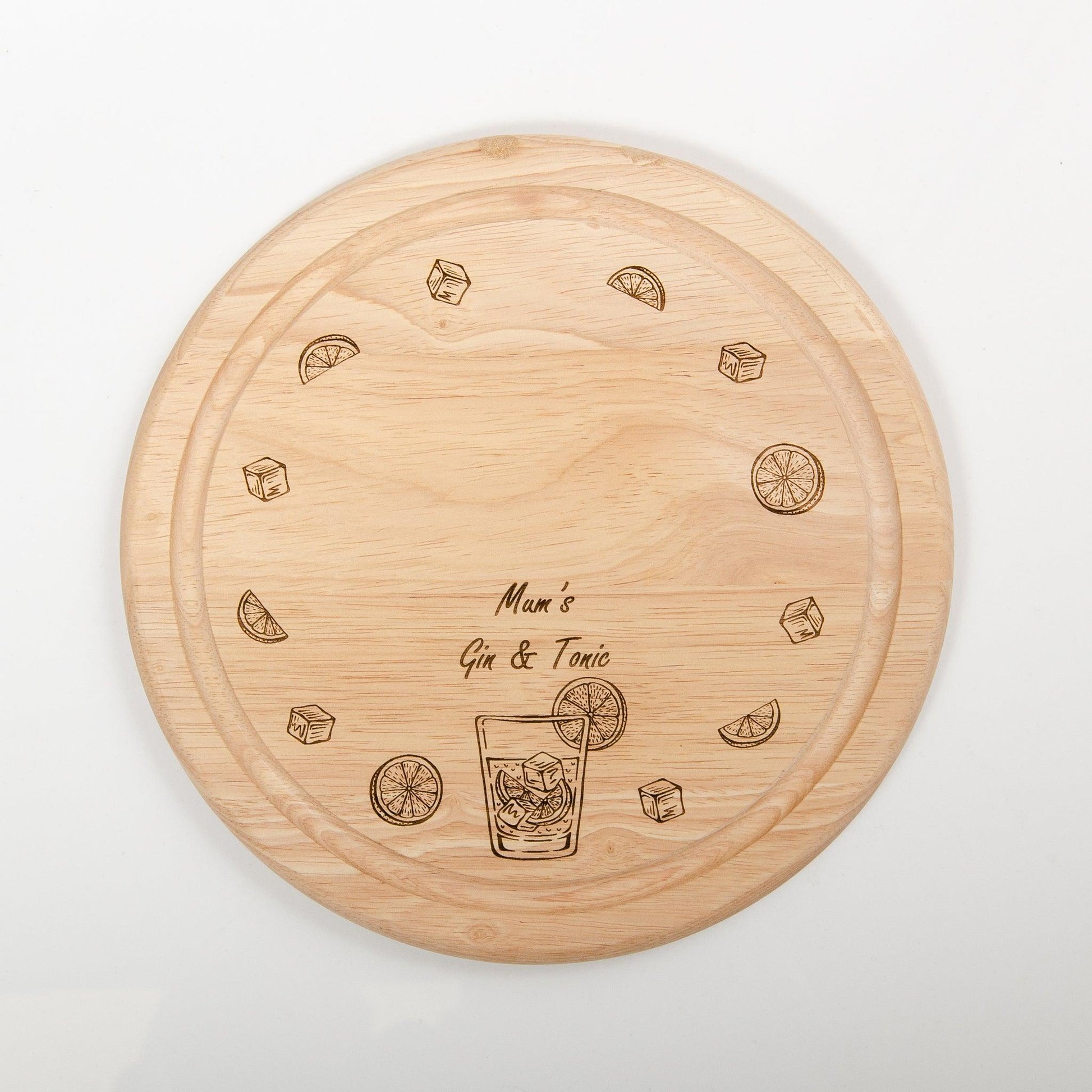 Gin chopping board - Stag Design