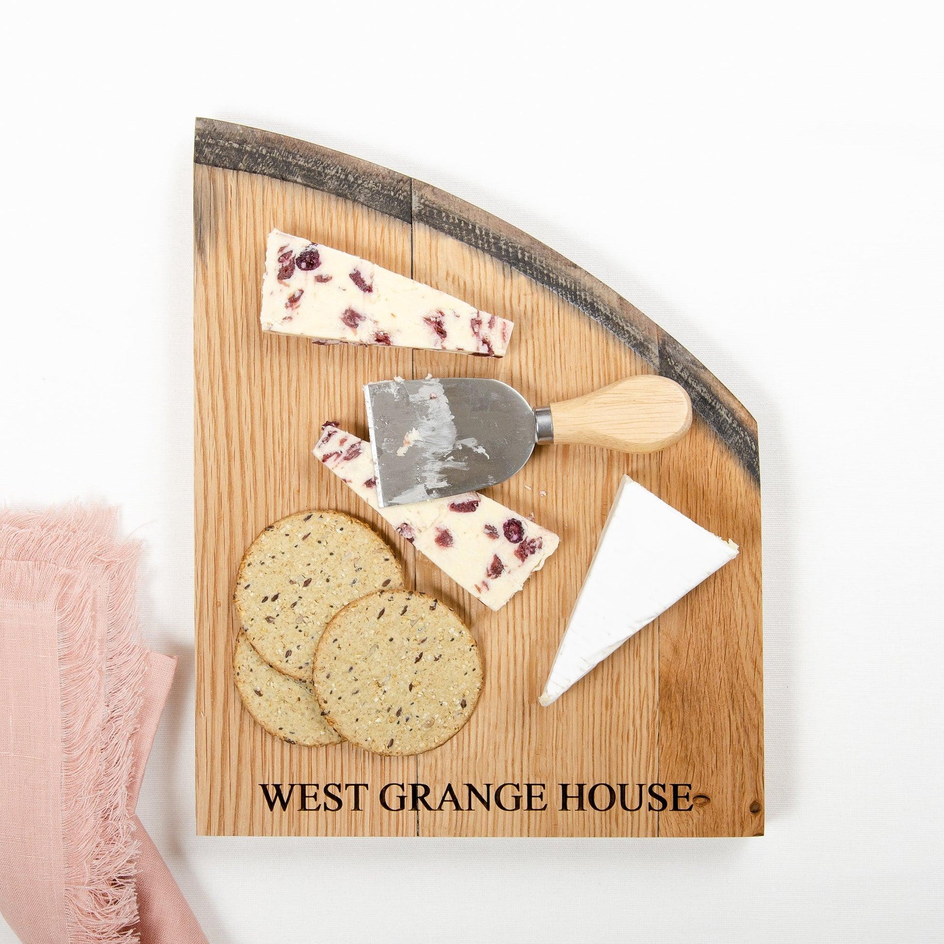 Whisky cask chopping board - Stag Design