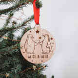 Couple bauble decoration - Stag Design