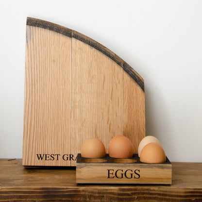 Whisky cask egg holder - Stag Design