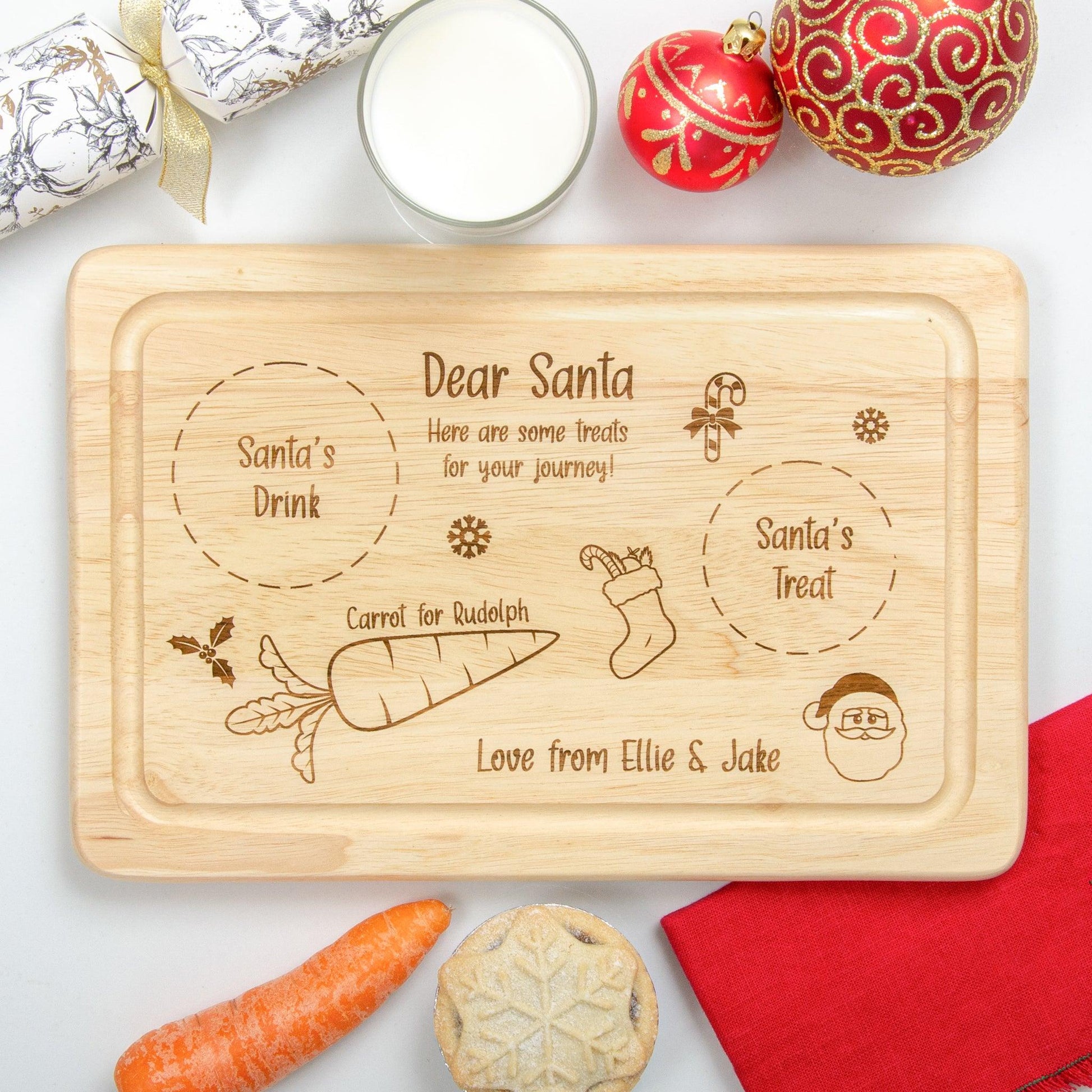 Christmas Eve board for Santa - Stag Design