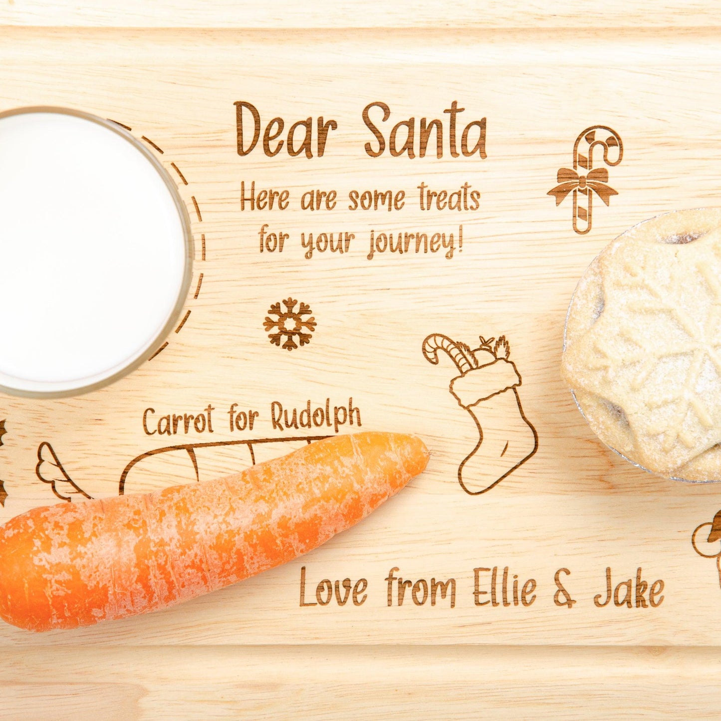 Christmas Eve board for Santa - Stag Design