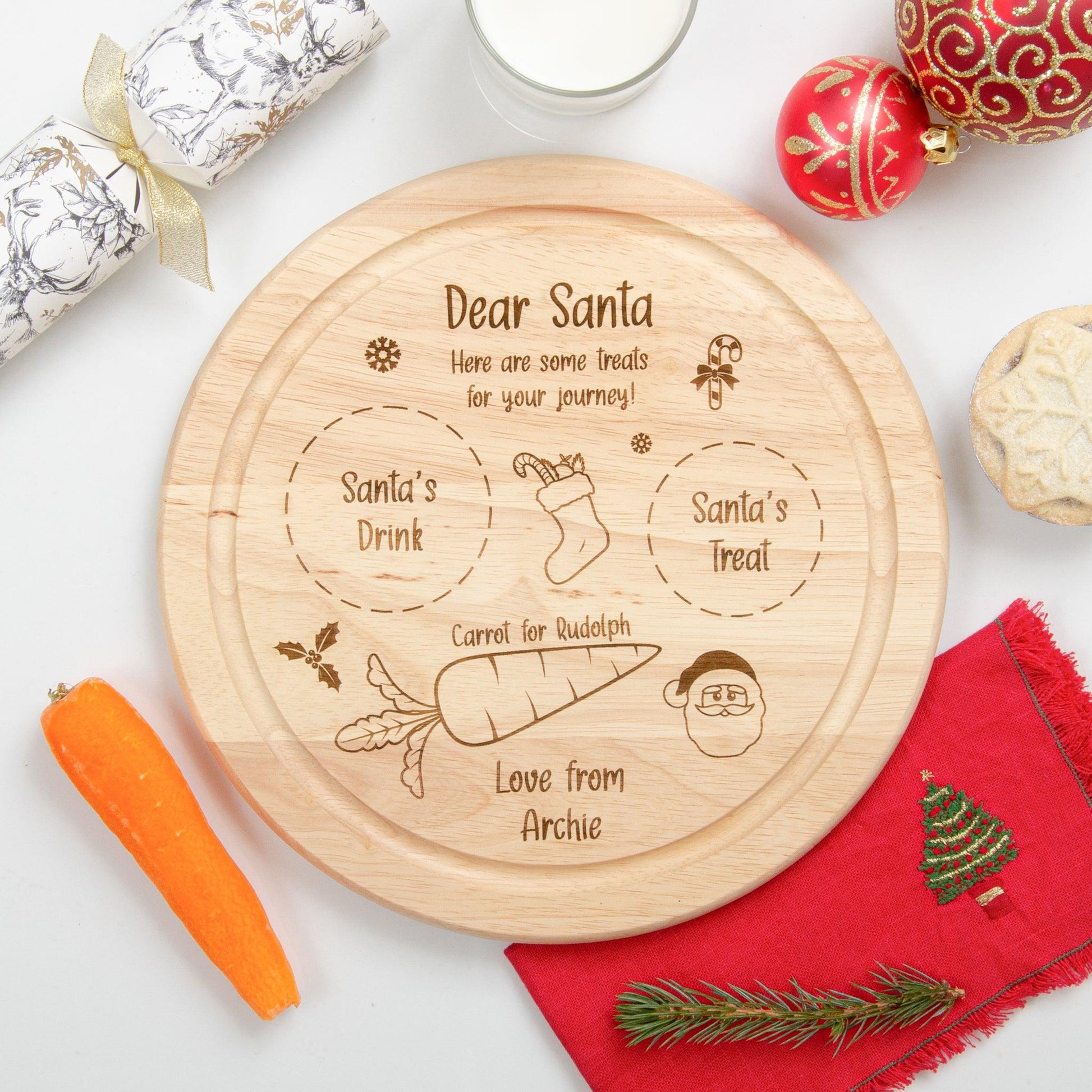 Christmas Eve board for Santa - Stag Design