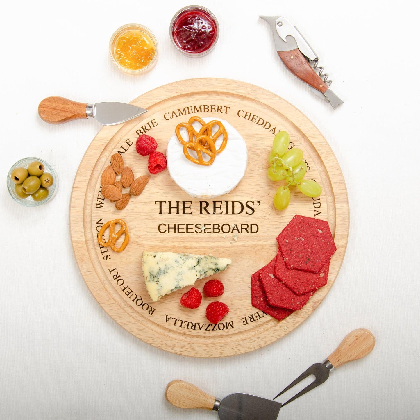 Personalised cheese board - Stag Design