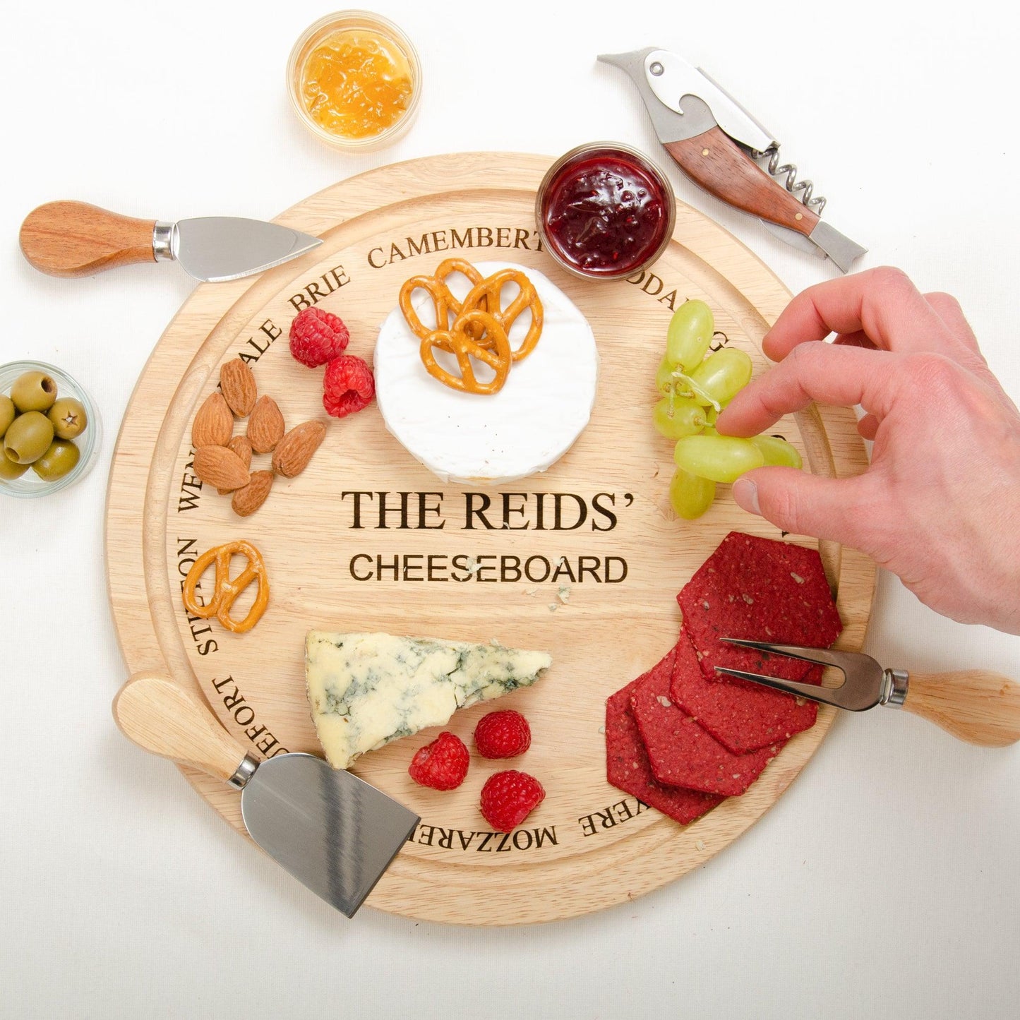 Personalised cheese board - Stag Design