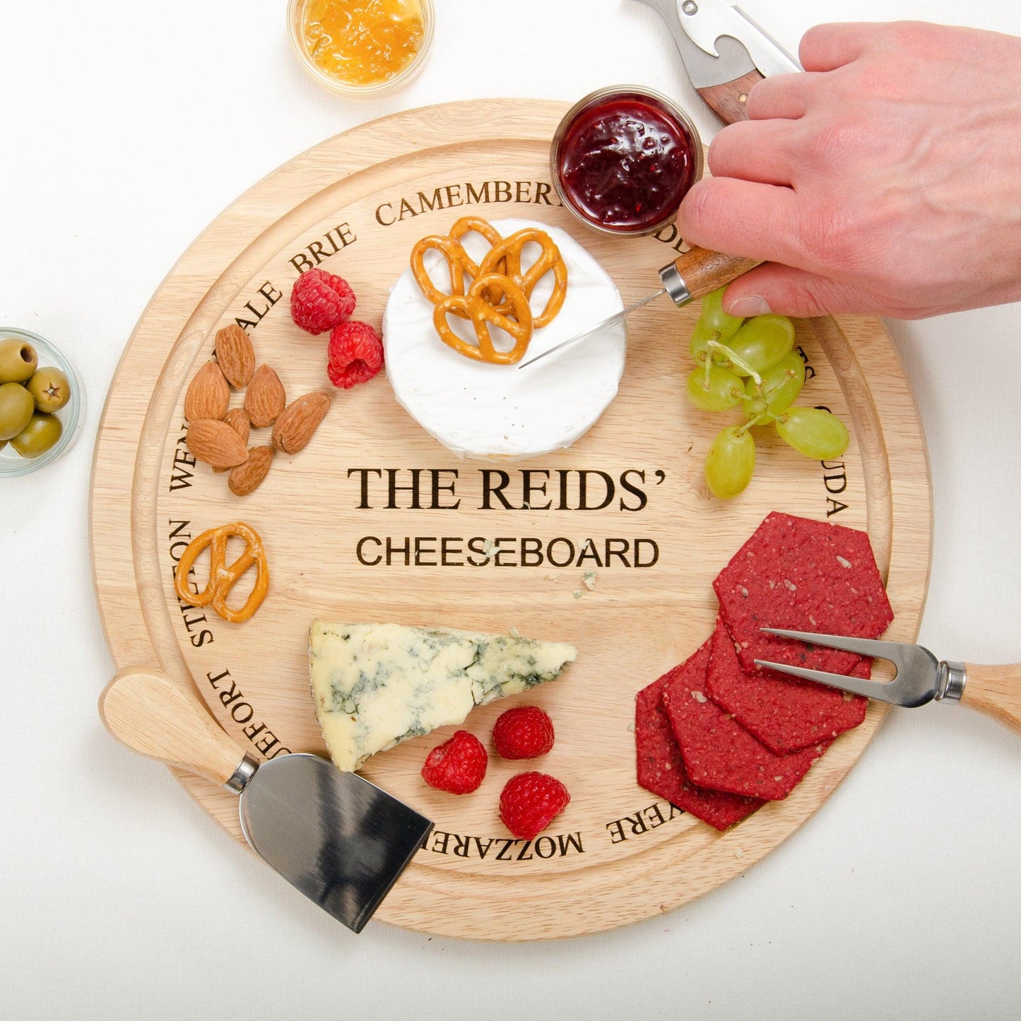 Personalised cheese board - Stag Design