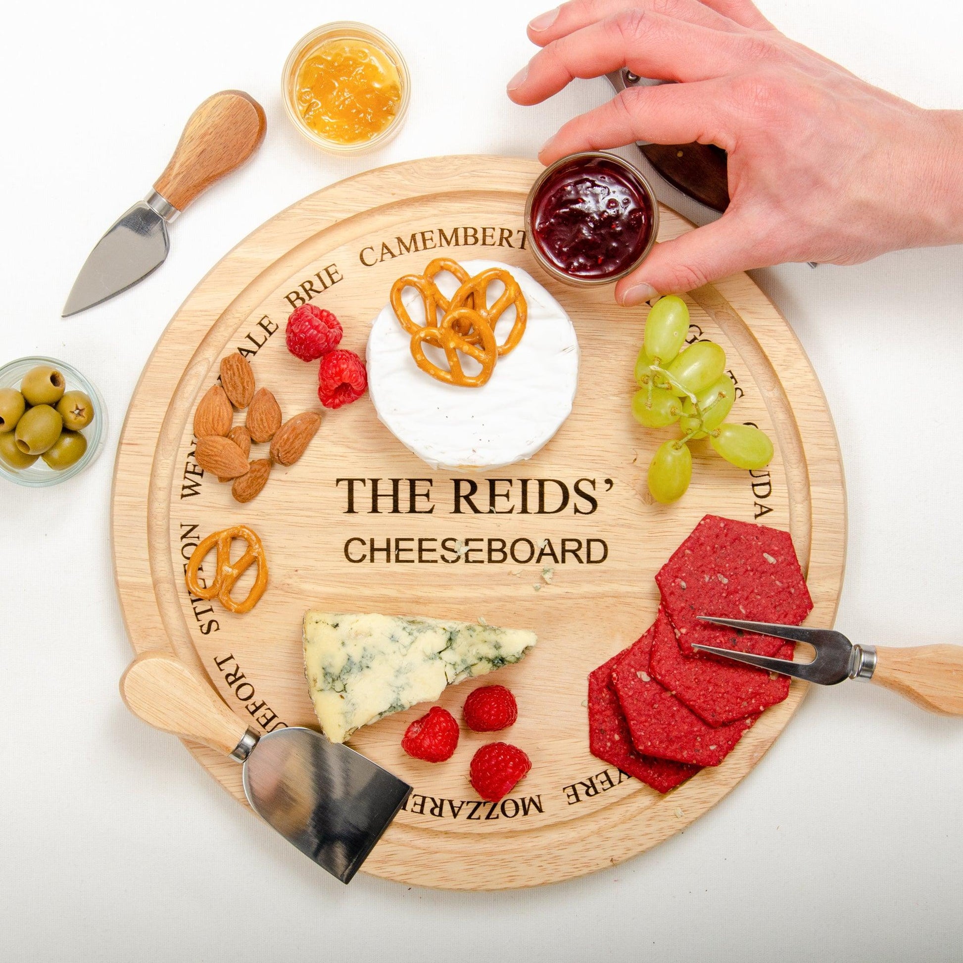 Personalised cheese board - Stag Design