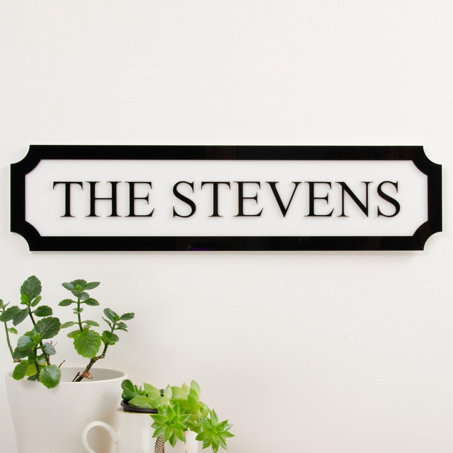 Personalised street sign - Stag Design