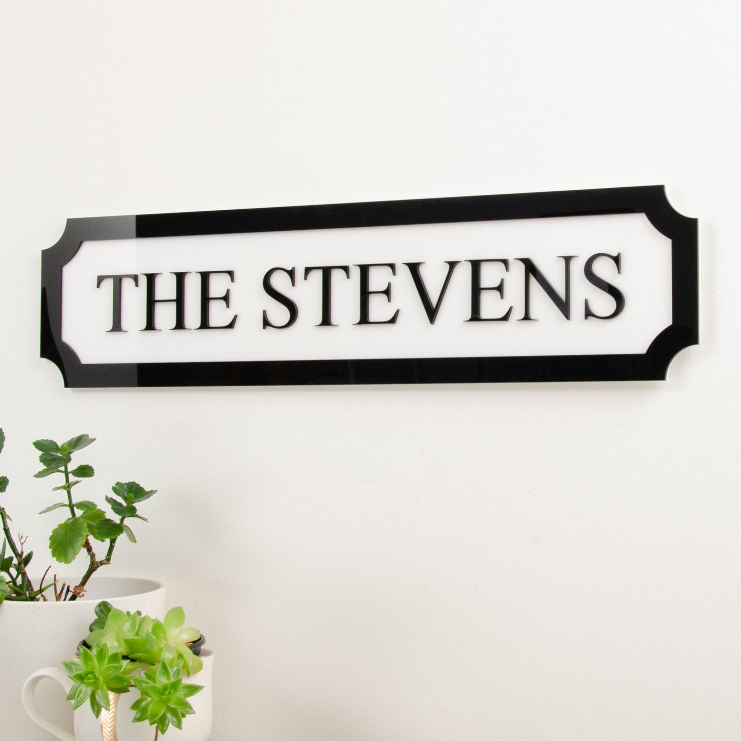 Personalised street sign - Stag Design