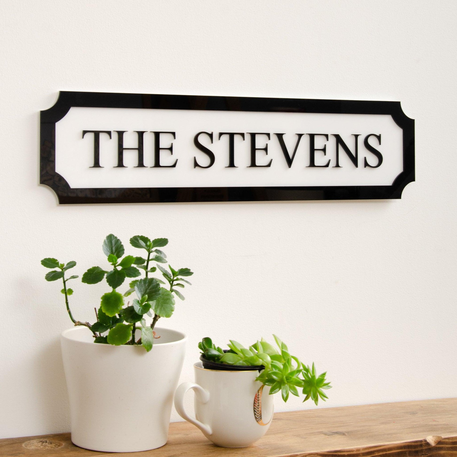 Personalised street sign - Stag Design