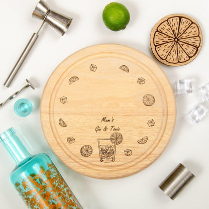 Gin chopping board - Stag Design