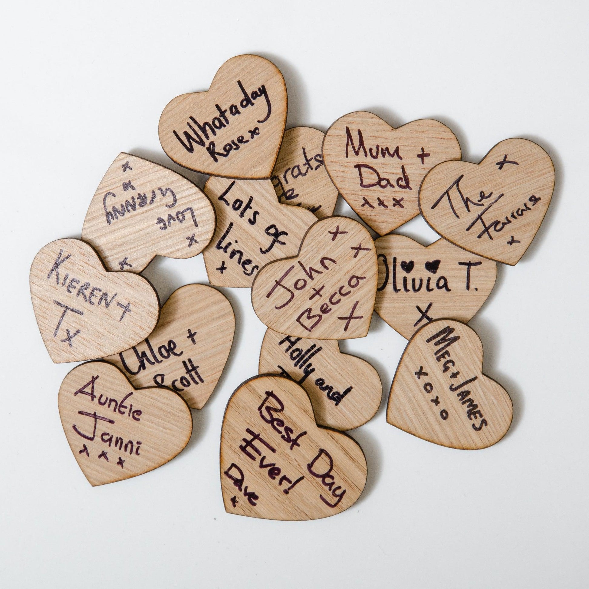 Wooden hearts - Stag Design