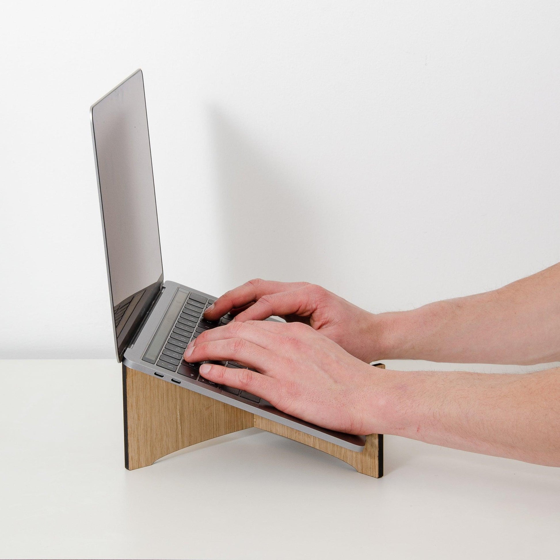 Eco wooden laptop stand - Stag Design