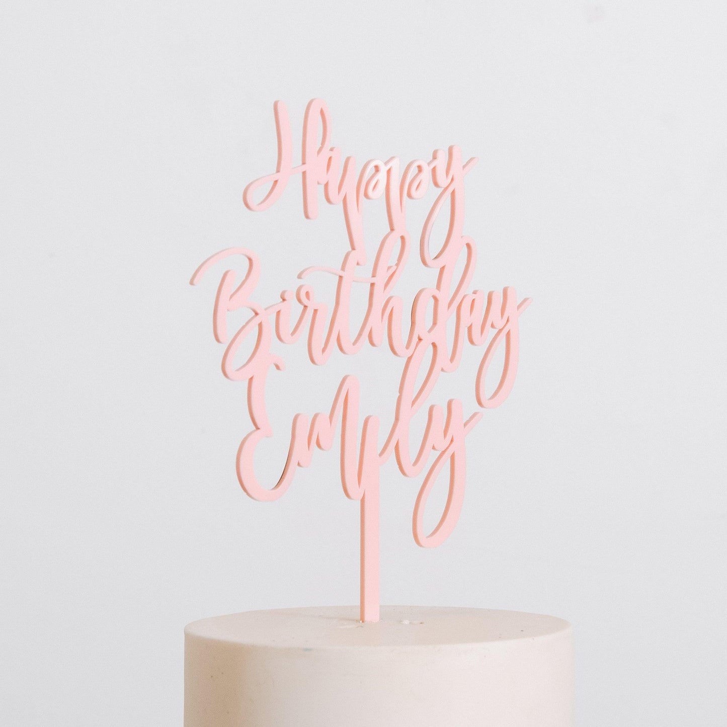 NEW! Happy Birthday cake topper - Stag Design