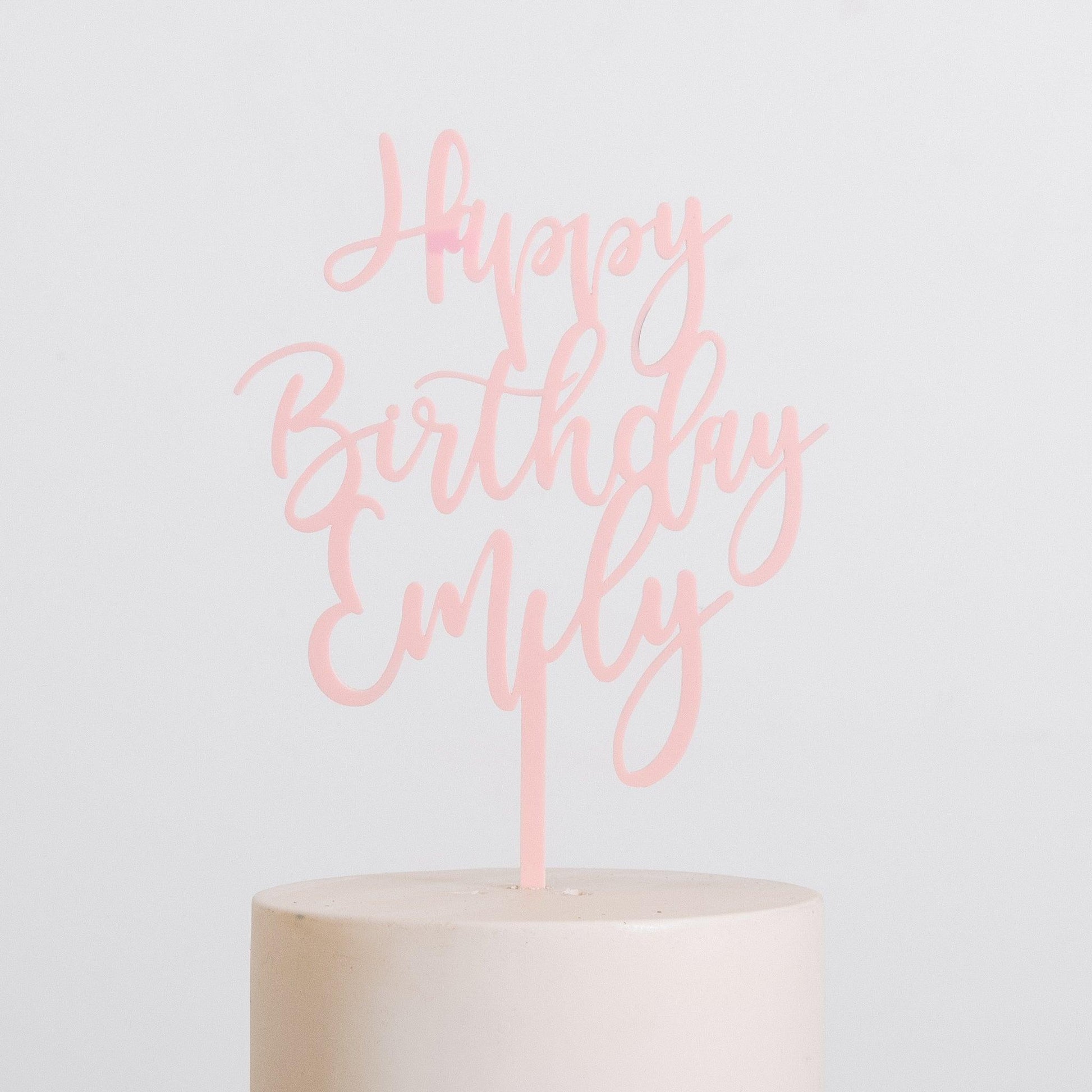 NEW! Happy Birthday cake topper - Stag Design