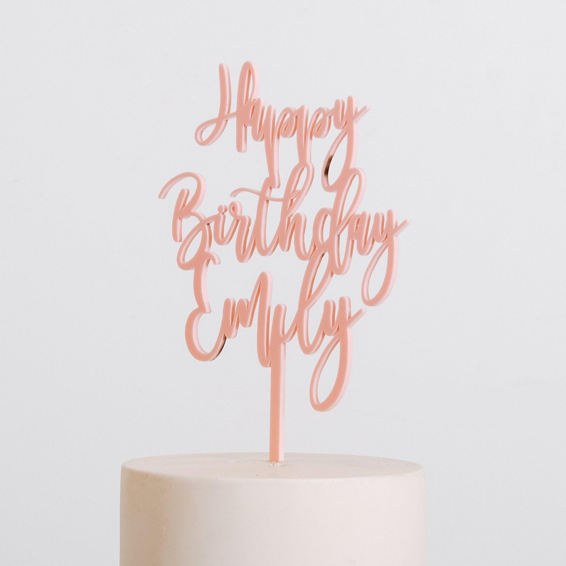 NEW! Happy Birthday cake topper - Stag Design