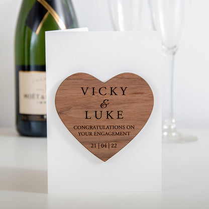 NEW! Personalised engagement card - Stag Design