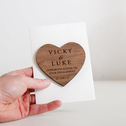 NEW! Personalised engagement card - Stag Design