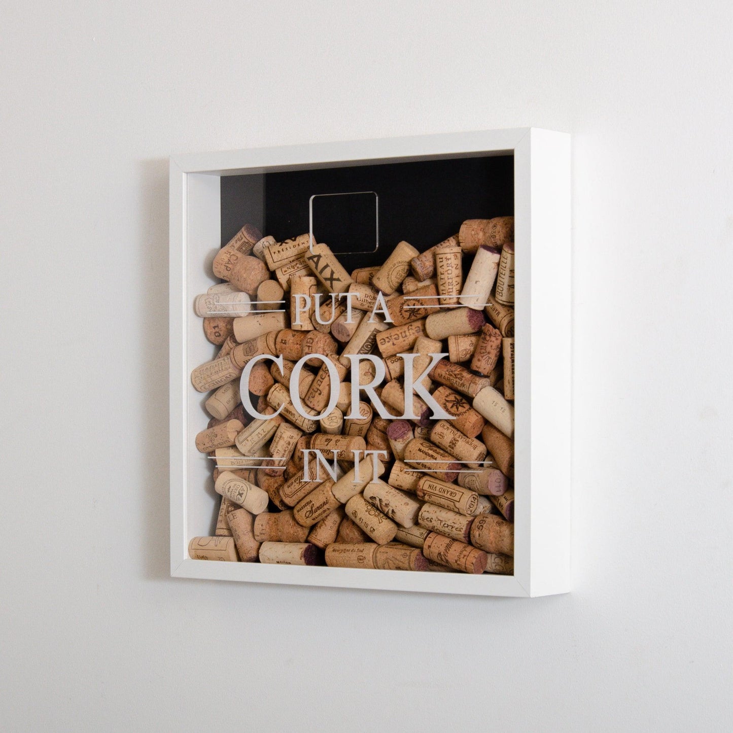 NEW! Large cork memory box frame - Stag Design