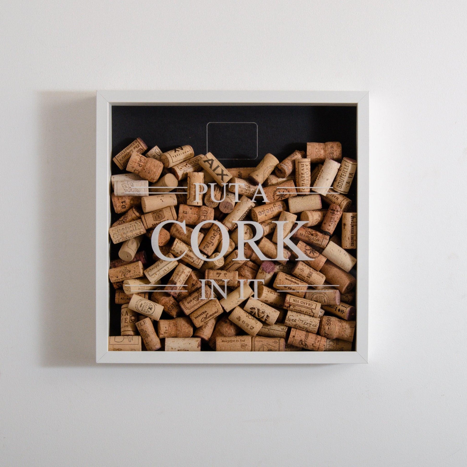 NEW! Large cork memory box frame - Stag Design