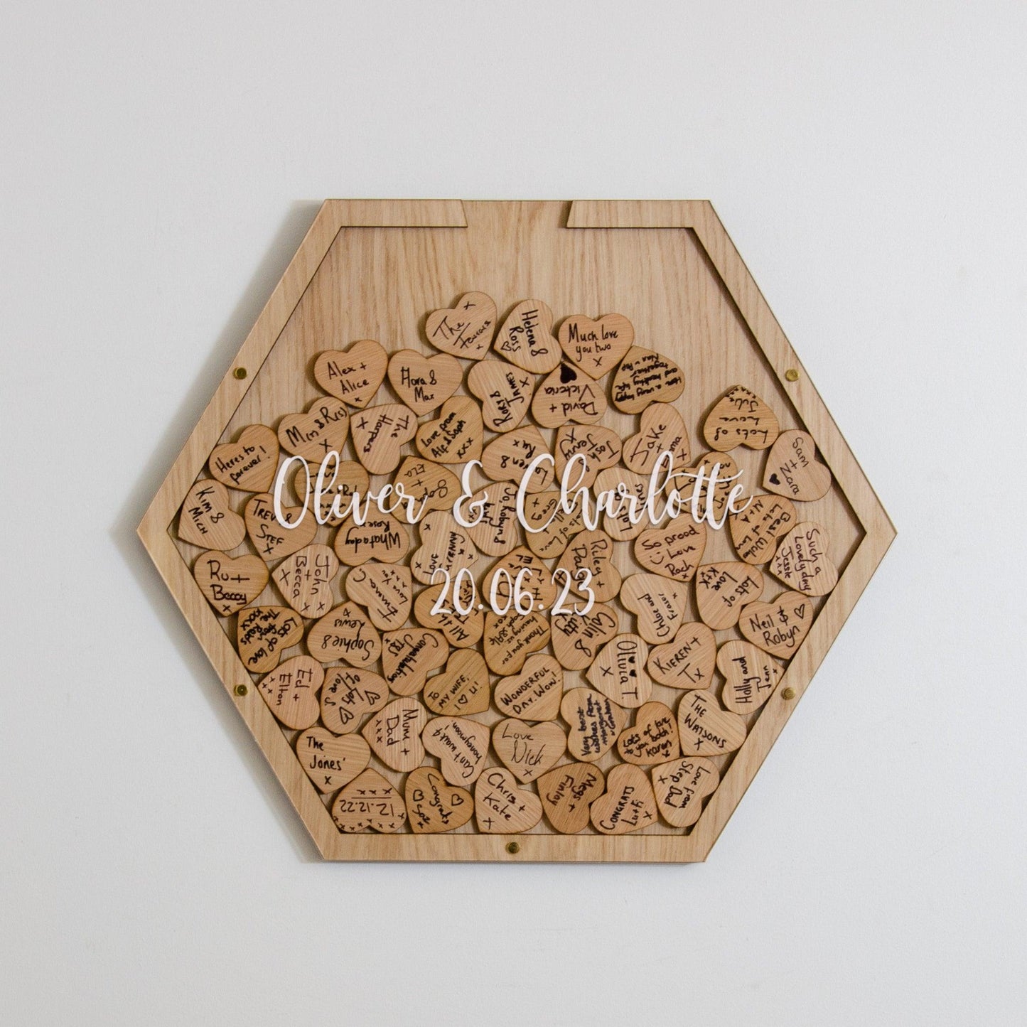 NEW! Hexagon dropbox guest book - Stag Design