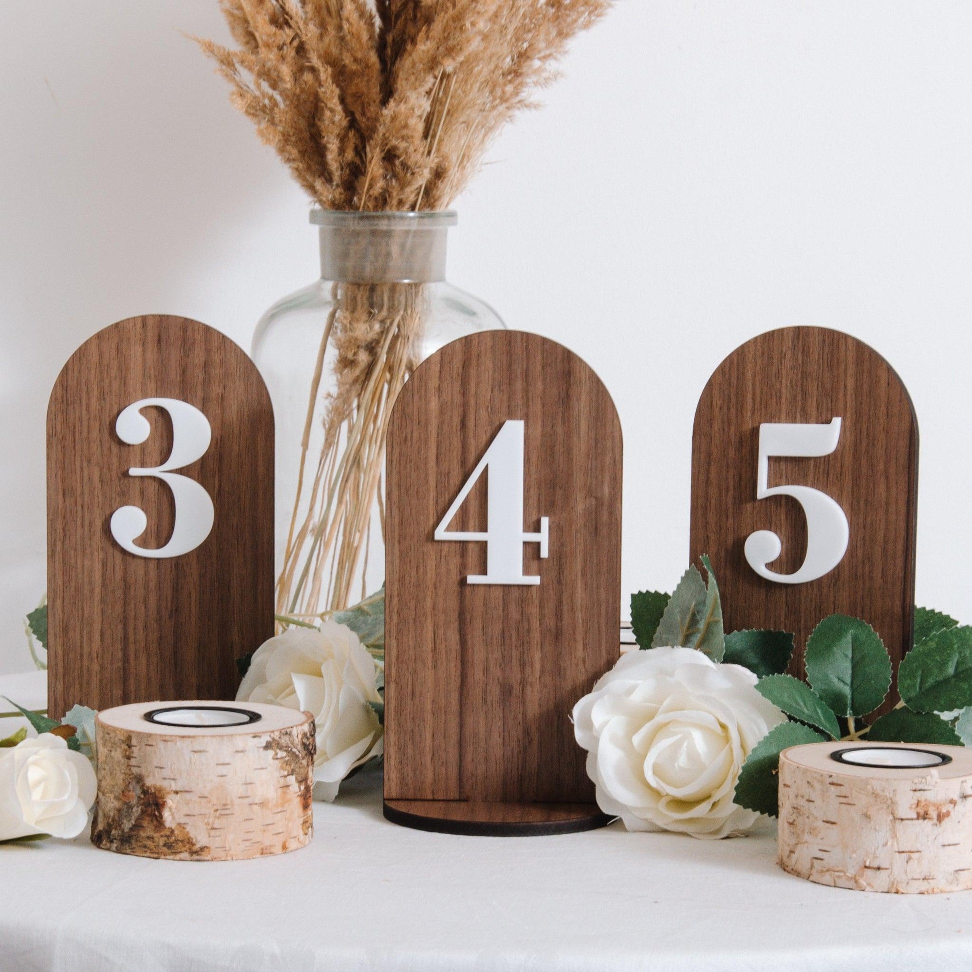 NEW! Table numbers for weddings and celebrations - Stag Design