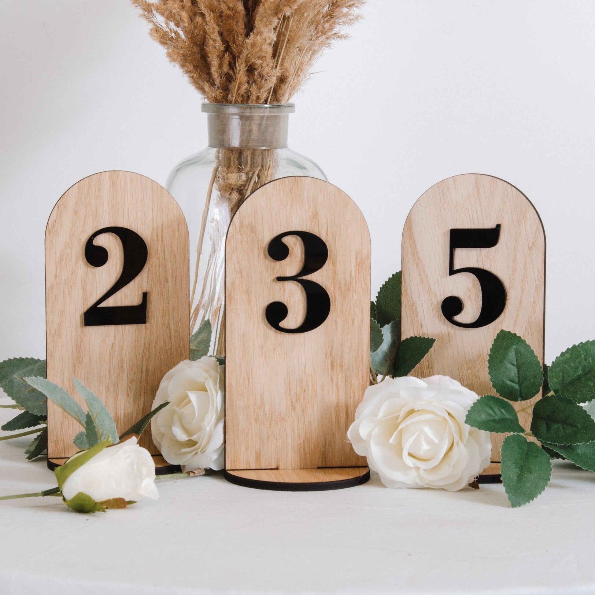 NEW! Table numbers for weddings and celebrations - Stag Design