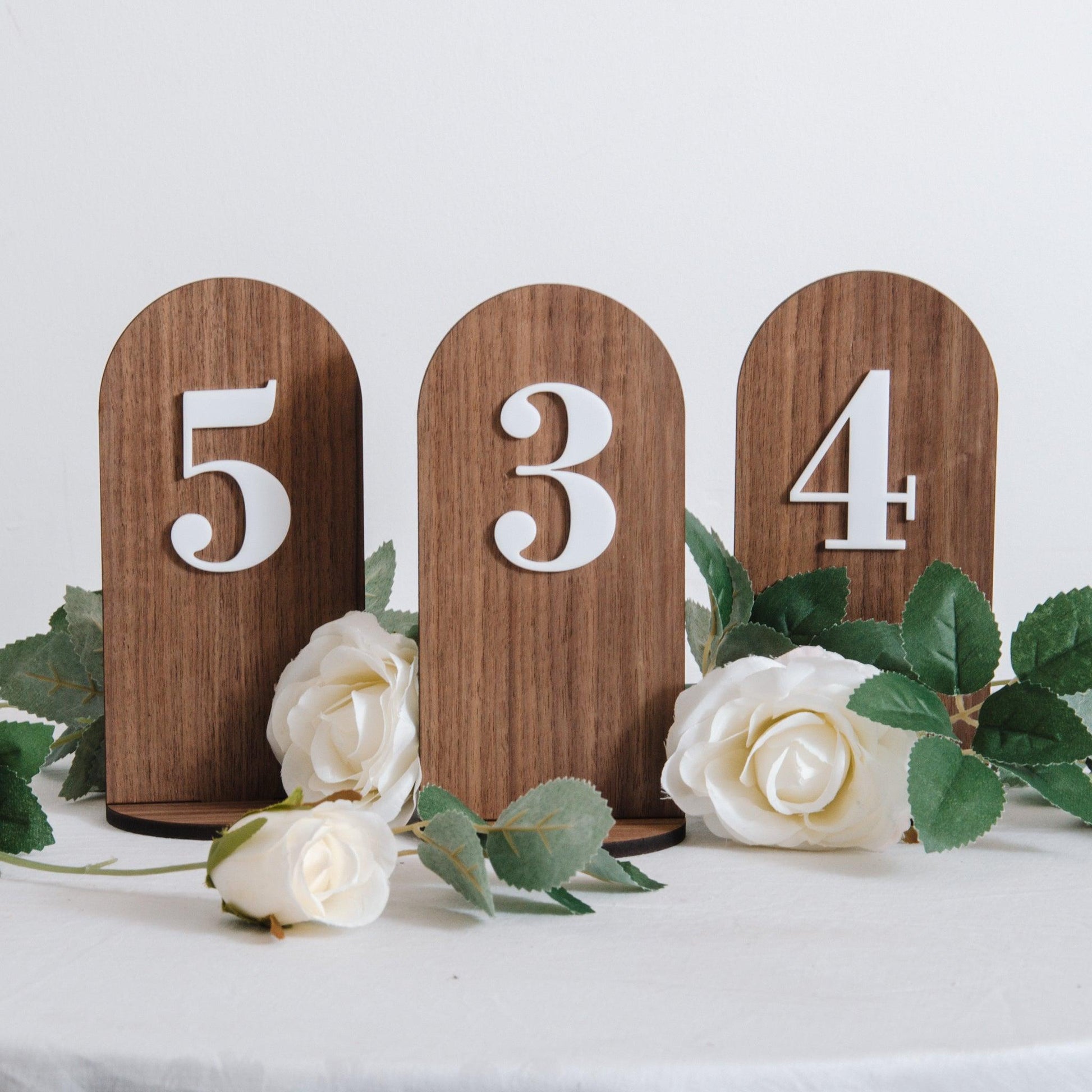 NEW! Table numbers for weddings and celebrations - Stag Design