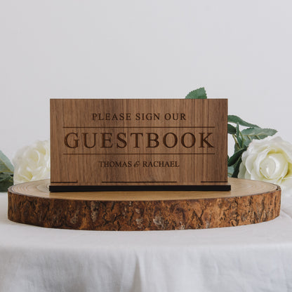 Wedding guestbook sign