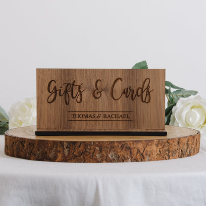 Gifts and cards sign