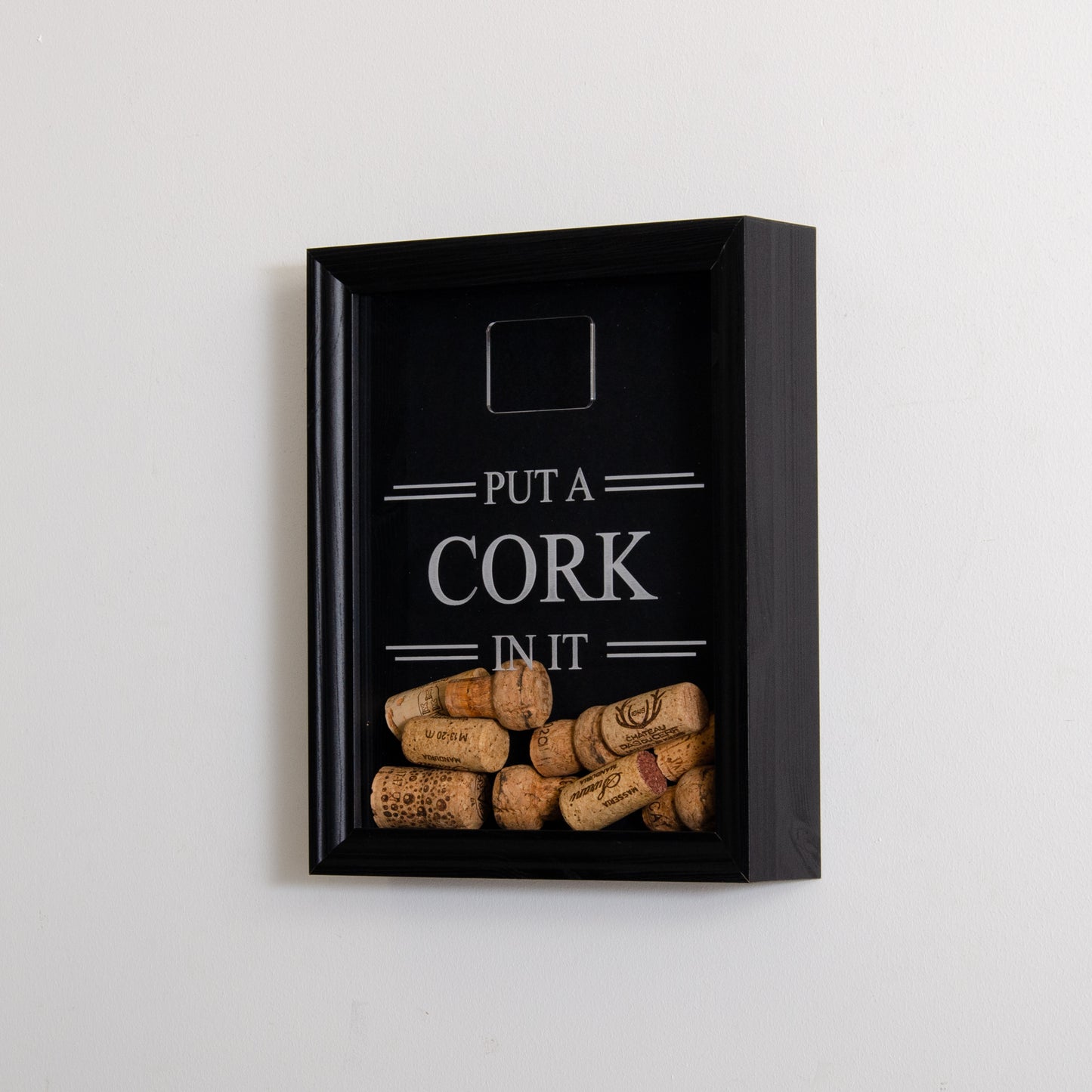 'Put a cork in it' frame