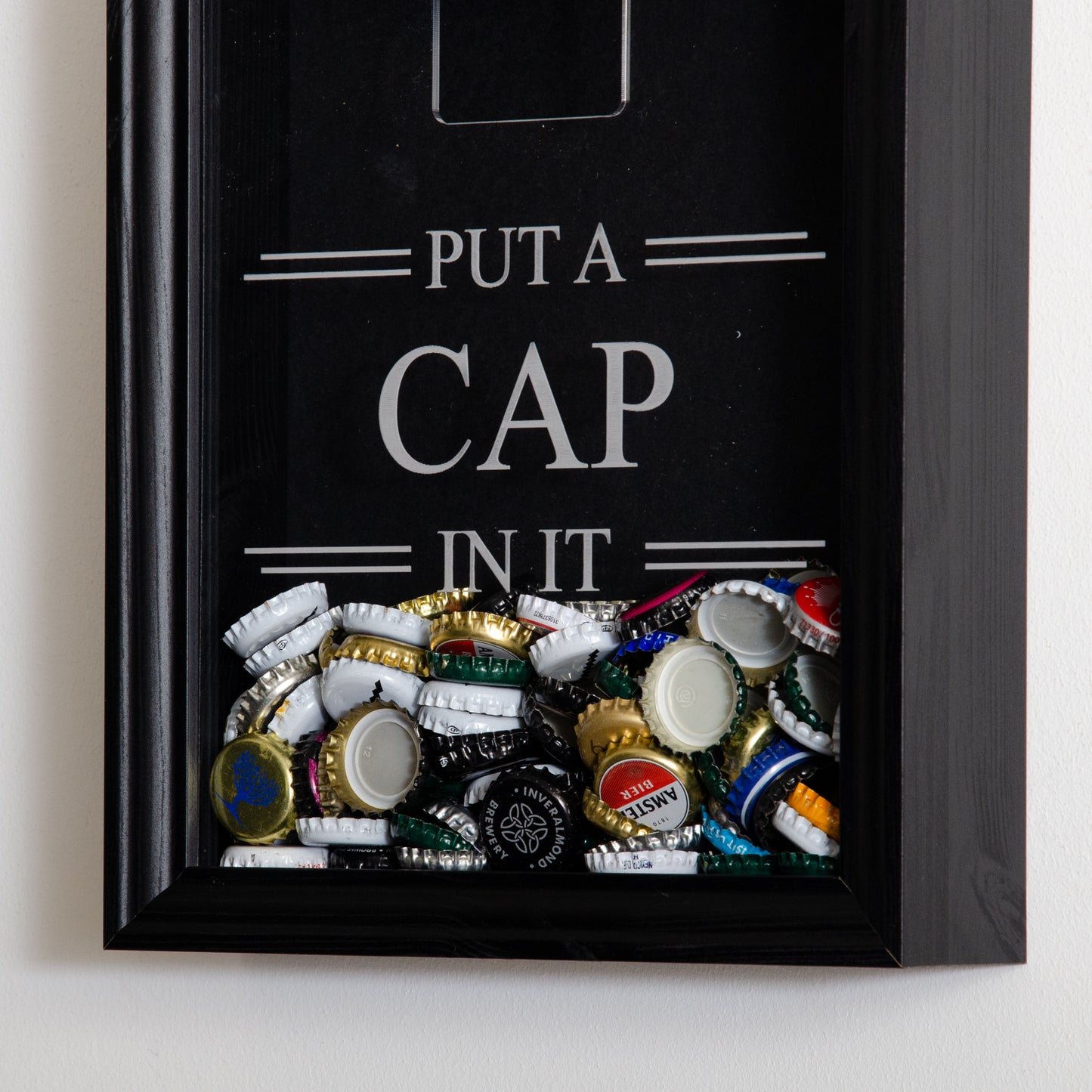 'Put a cap in it' frame