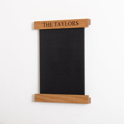 Personalised floating frame chalkboard