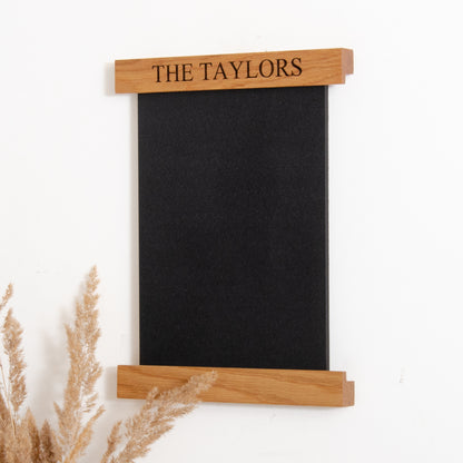 Personalised floating frame chalkboard